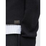 Jack & Jones - Jjpannel Knit Crew Neck - Trui - Zwart