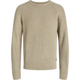 Jack & Jones - Jjpannel Knit Crew Neck - Gebreide Trui - Crockery