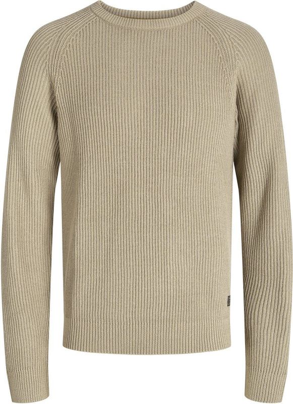 Jack & Jones - Jjpannel Knit Crew Neck - Gebreide Trui - Crockery