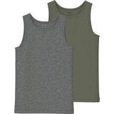 NAME IT - NKMTANK TOP 2P NOOS - Jongens - Onderhemden - Jersey
