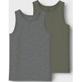 NAME IT - NKMTANK TOP 2P NOOS - Jongens - Onderhemden - Jersey