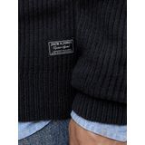 Jack & Jones - JJPANNEL KNIT ZIP CARDIGAN - Sky captain - Vest