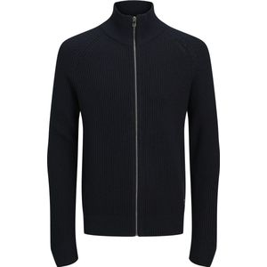 Jack & Jones - JJPANNEL KNIT ZIP CARDIGAN - Sky captain - Vest