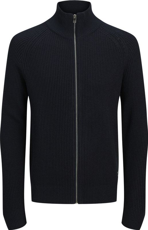 Jack & Jones - JJPANNEL KNIT ZIP CARDIGAN - Sky captain - Vest