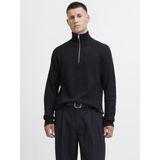 Jack & Jones - Jjpannel Knit Half Zip - Trui - Zwart