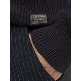 Jack & Jones - Jjpannel Knit Half Zip - Trui - Zwart