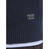 Jack & Jones - Jjpannel Knit Half Zip - Trui - Sky Captain - Mannen