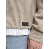 Jack & Jones - Jjpannel Knit Half Zip - Gebreide Trui - Crockery