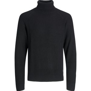 Jack & Jones - JJPANNEL KNIT ROLL NECK - Coltrui - Zwart