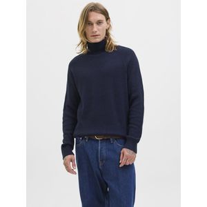 Jack & Jones - JJPANNEL KNIT ROLL NECK - Coltrui - Sky captain