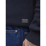Jack & Jones - JJPANNEL KNIT ROLL NECK - Coltrui - Sky captain
