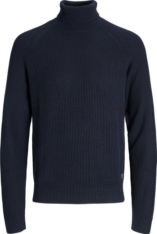Jack & Jones - JJPANNEL KNIT ROLL NECK - Coltrui - Sky captain