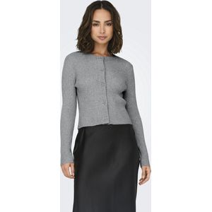 ONLY - ONLKatia - Gebreid Vest - Grijs Gemêleerd