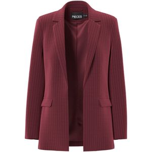 Pieces - Pcbozzy Ls Loose - Blazer - Tawny Port - Dames