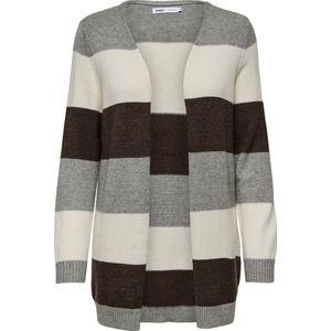 Only - ONLLESLY - Vest - Medium Grey Melange - Lange Mouwen