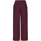 Pieces - Pckamil Hw Wide Pant Noos - Broek - Tawny Port - Dames