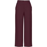 Pieces - Pckamil Hw Wide Pant Noos - Broek - Tawny Port - Dames