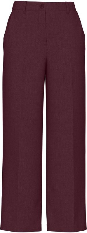 Pieces - Pckamil Hw Wide Pant Noos - Broek - Tawny Port - Dames
