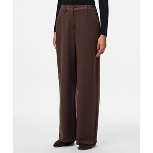PIECES - Wide Leg High Waist - Casual Broek