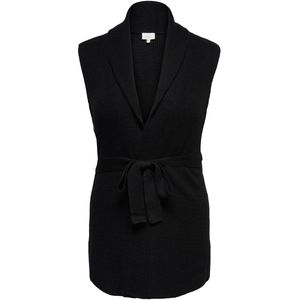 ONLY CARMAKOMA - CARKATIA SL RIB WRAP VEST - Dames - Gebreide Truien
