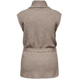 ONLY CARMAKOMA - CARKATIA SL RIB WRAP VEST - Dames - Gebreide Truien