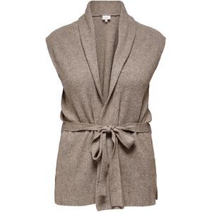 ONLY CARMAKOMA - CARKATIA SL RIB WRAP VEST - Dames - Gebreide Truien