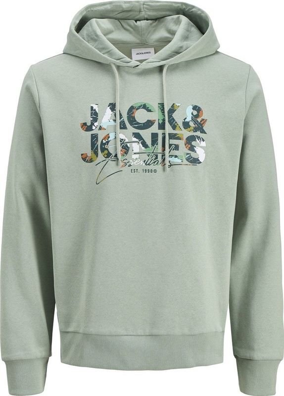 Jack & Jones - Geplas Ln - Hoodie - Regular Fit - Katoen/Polyester