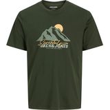 JACK & JONES - JJSUN - Shirt - Honing - Olijfgroen - Mintgroen