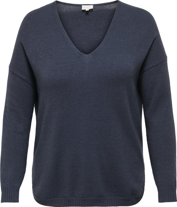 Carmargareta - Gebreide Pullover - V-Hals - Lange Mouwen - Regular Fit