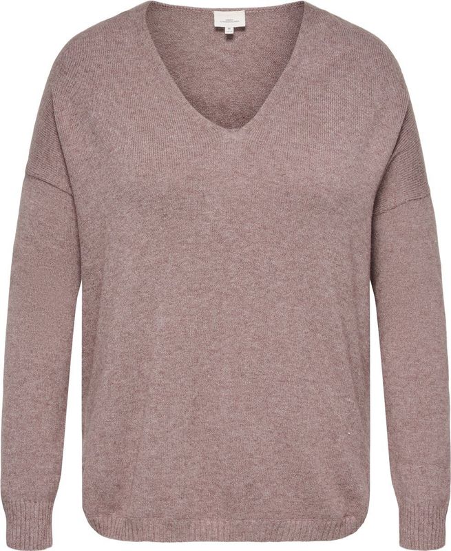 Carmargareta - Gebreide Pullover - V-Hals - Lange Mouwen - Regular Fit