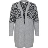 ONLY CARMAKOMA - CARJADE ANIMAL - Vest - Lange Mouwen - Knit Fit