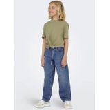 KIDS ONLY - Straight Fit Jeans - Mid Wash - Super-High Waist - Denim