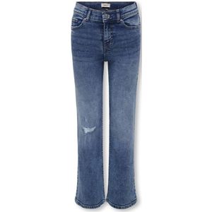 Jeans - Effen - Denim - Ripped - Wide Leg