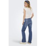 Flared Fit Jeans - Blauw - Katoen