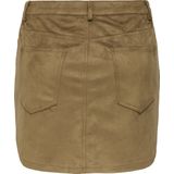 Only - ONLTULIP LIFE FAUX SUEDE SKIRT - Imitatieleren Rok - Cognac