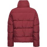 Only - Onlnewcool Puffer Jacket - Damesjas - Karanda Red - Gewatteerd - Regular Fit