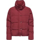 Only - Onlnewcool Puffer Jacket - Damesjas - Karanda Red - Gewatteerd - Regular Fit