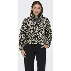 ONLY Dames Onlnew Dallas L/S Highneck Zip SWT Noos, zwart, 3XL