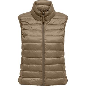 Only - Onltahia Lw Quilted Waistcoat - Mouwloze Jas - Cocoa Crème