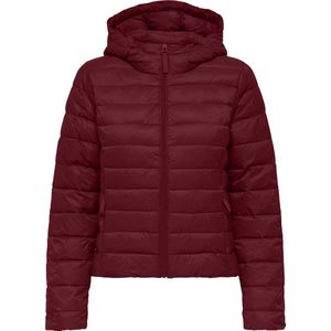 Only - Onltahia Lw Quilted Hood Jkt - Cabernet - Dames Jas