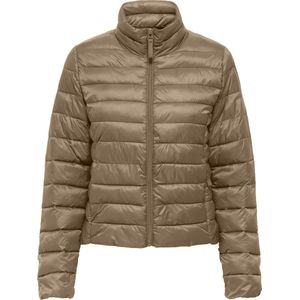 Only - Onltahia Lw Quilted Jacket - Damesjas - Cocoa Creme - Gewatteerd