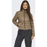 Only - Onltahia Lw Quilted Jacket - Damesjas - Cocoa Creme - Gewatteerd