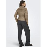 Only - Onltahia Lw Quilted Jacket - Damesjas - Cocoa Creme - Gewatteerd