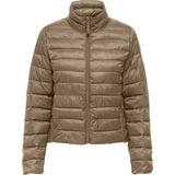 Only - Onltahia Lw Quilted Jacket - Damesjas - Cocoa Creme - Gewatteerd
