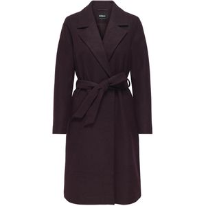 Only - ONLALVILDA LIFE WRAP COAT - Trenchcoat - Mauve Wine - Regular Fit