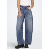 ONLY Dames Dames Losse Gesneden Hoge Taille Fit Jeans Onltaylor Hw Barrel Db DNM Tai466 Noos, donkerblauw (dark blue denim), S / 34L