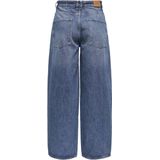 ONLY Dames Dames Losse Gesneden Hoge Taille Fit Jeans Onltaylor Hw Barrel Db DNM Tai466 Noos, donkerblauw (dark blue denim), S / 34L