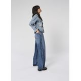 ONLY Dames Dames Losse Gesneden Hoge Taille Fit Jeans Onltaylor Hw Barrel Db DNM Tai466 Noos, donkerblauw (dark blue denim), S / 34L