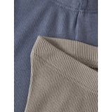 NAME IT - NBNKAB 2P LEGGING NOOS - Baby - Leggings - Zwart - Katoen