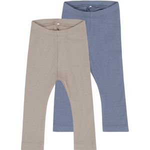 NAME IT - NBNKAB 2P LEGGING NOOS - Baby - Leggings - Zwart - Katoen